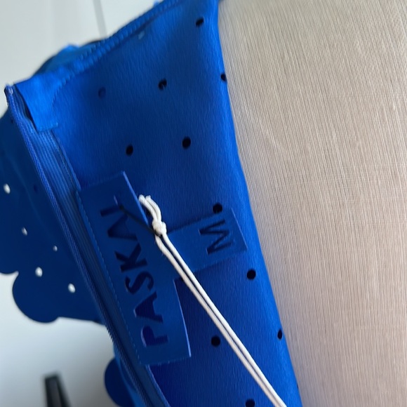 New Paskal Laser Cut Circle Scalloped A-Line Dress Size Medium - Picture 9 of 9